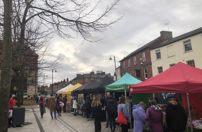 kettering conservatives deliver vegan market