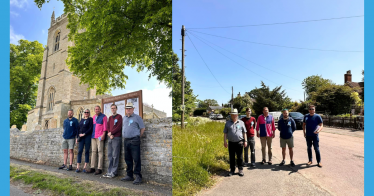 Local Conservatives and Philip Hollobone MP canvassing in Warkton and Grafton Underwood, Kettering